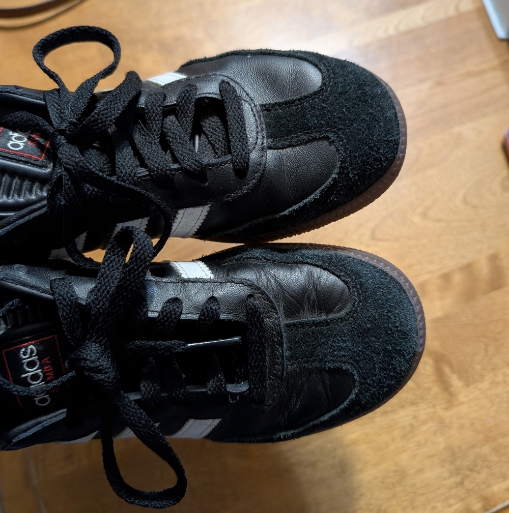Adidas Samba Kids Shoes - Black and White - Picture 9 of 9